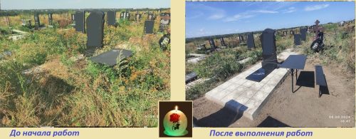 Уборка захоронения